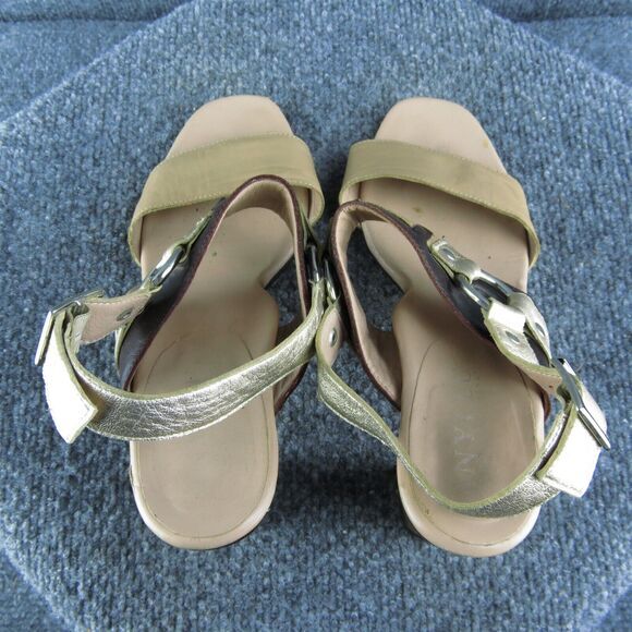 Anyi Lu Women's Harness Ankle Strap‎ Brown Leather Size 38M Gently Used 2025 - Picture 6 of 9